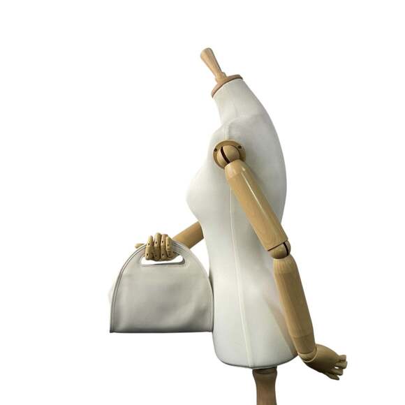 Coach handbag shoulder bag leather white old 9942 s72 - Picture 5 of 16